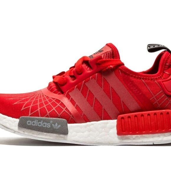 NEW Adidas NMD R1 runner w Lush Red White S79385 38 2/3 EUR - Picture 4 of 14